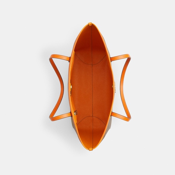 City Tote Bag In Signature Canvas With Star Charm - Picture 3 of 3